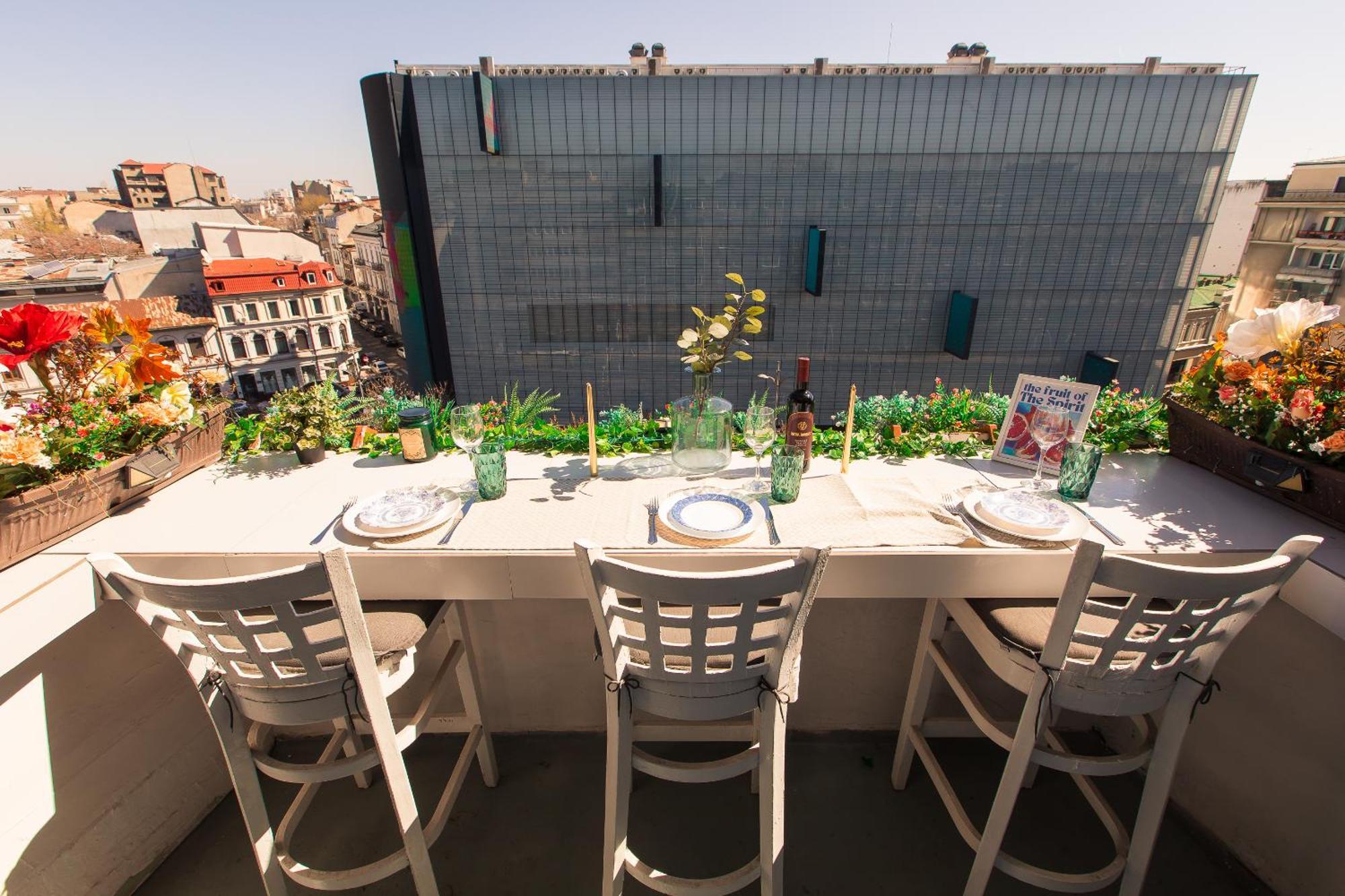 Old Town Apartment With Amazing View From The Balcony Bukarest Exterior foto